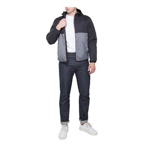 Veste coupe-vent d'hiver personnalisée pour homme, zippée, imperméable, col montant, style urbain, course à pied, VTT, légère - Product Image 2