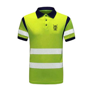 Camiseta Polo de Alta Visibilidad en Oferta, Camiseta de Trabajo Reflectante de Seguridad para la Construcción - Product Image 1