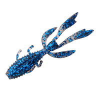 Appât flottant souple en caoutchouc et plastique pour crevettes et écrevisses, 6cm/7.2cm, 10 pièces, leurre de surface/milieu pour la pêche au bar en eau douce