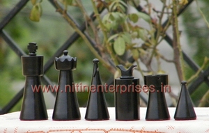 Stylish Deco Children's <b>Wooden</b> <b>Chess</b> <b>Set</b> Top Sale with Crystal Rubber Pieces and Folding Table Cardboard Box Packaging - Product Image 2
