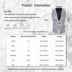 Mens Womens Unisex Vest Fashion Jacket For Dancing <b>Party</b> Club Music Festival Stage Performance Wedding Dance <b>Parties</b> Banquets - Product Image 6