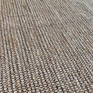 Handwoven Extra Thick Chunky Knit Wool Jute <b>Rug</b> Modern Scandinavian <b>Boho</b> Decor PET Friendly Custom Option Available - Product Image 6