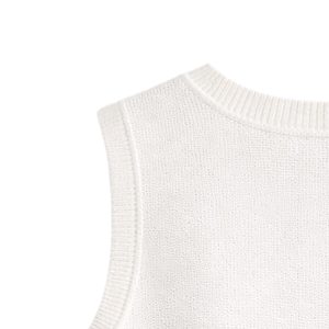 Women Ladder Detail Knit <b>Swing</b> Tank <b>Top</b> Sleeveless Summer Casual Loose Fit Breathable Cotton Fashion Pullover Blouse - Product Image 6