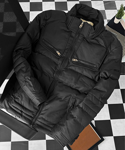 <b>Men's</b> Premium Winter Puffer <b>Jacket</b> Casual Windproof Outerwear <b>Men's</b> Thermal Cotton Puffer <b>Jacket</b> <b>Warm</b> Everyday Winter Coat - Product Image 3