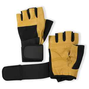 ATTIRELY SPORTS Gants de fitness en néoprène à demi-doigts pour musculation et entraînement en salle de sport, unisexe, avec sangle de poignet réglable à scratch - Product Image 3