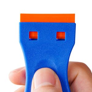 2 Raschietti in Plastica con Lama e 120 Raschietti Adesivi per Rimozione Adesivi e Decalcomanie, Strumenti per la Pulizia dell'Auto - Product Image 2