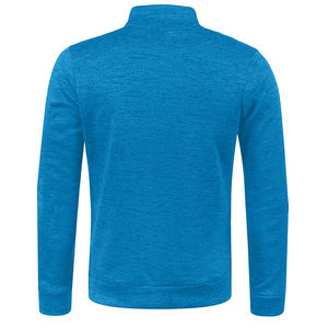 Camiseta Deportiva de Poliéster/Algodón para Hombre, Tallas Grandes, Color Personalizado, Cierre de Cremallera de un Cuarto, Transpirable, Corte Regular, Secado Rápido, Ecológica - Product Image 2