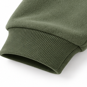 Custom Olive Green Fleece Jogger Pants <b>Elastic</b> Drawstring <b>Waist</b> Ribbed Cuffs Relaxed Fit Casual Sweatpants Wholesale OEM <b>Trouser</b> - Product Image 4