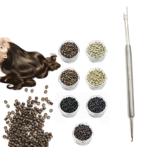 Outil de pose d'extensions capillaires : crochet en acier inoxydable de 5,5 pouces pour l'installation d'extensions à micro-anneaux - Product Image 5