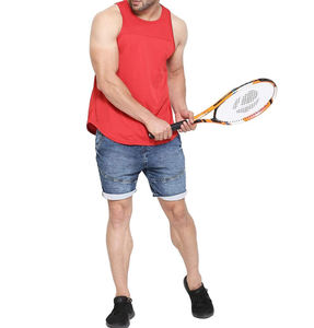 Camiseta sin mangas para hombre, fácil de lavar, material duradero, transpirable, cómoda, antiarrugas, informal, ecológica, con cuello redondo. - Product Image 5