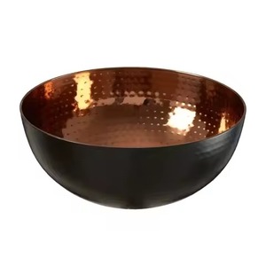 Tazón de Servir de Metal de Lujo, Tazón de Acero Inoxidable para Alimentos, Vajilla Elegante para Cocina y Comedor, Plato para Servir Ensaladas y Frutas, Decoración para el Hogar - Product Image 2