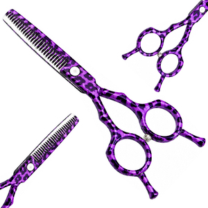 Tijeras de Entresacar de Acero Inoxidable de 6 Pulgadas con MOQ Bajo, Tijeras Profesionales de Barbero con Logotipo Personalizado, Tijeras de Entresacar para Salón OEM ODM - Product Image 1