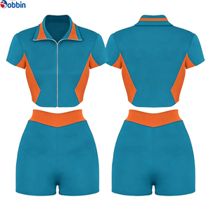Conjuntos de Ropa de Primavera/Verano para Mujer, Diseño Personalizado, Estilo Urbano, Conjuntos Deportivos, Top de Manga Corta y Pantalones Cortos hasta la Rodilla, Última Moda en Venta - Product Image 1