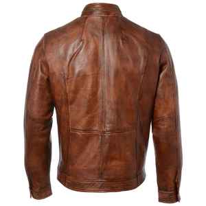 Wholesale Price Men's <b>Genuine</b> Leather Jacket Plus Size Available Premium Quality Waterproof Eco-Friendly Winter - Product Image 2