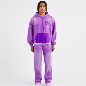 <b>Long</b> <b>Sleeve</b> Made in Pakistan Plus Size Tracksuit Polyester Cotton Men Tracksuit Sportswear <b>Training</b> Suit - Product Image 1
