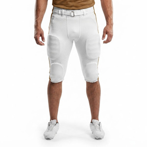 Nexfit Sublimation Print Men American Football Suit Breathable Mesh Training Wear Protective <b>Padded</b> Football <b>Pants</b> Uniform 380g - Product Image 3