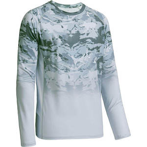 T-shirts de pêche personnalisés en gros, marque privée, fabricant OEM, fournisseur, production en vrac, tissu anti-UV haute performance, vêtements de sport - Product Image 2