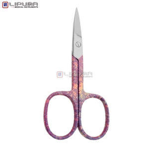 Tijeras de Manicura y Pedicura Ultra Finas con Mango Verde, Multiusos, para Cutículas, Hoja de Acero Inoxidable, Afilado Superior - Product Image 2