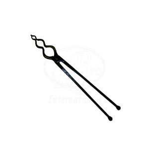Triple <b>Pick</b>-<b>Up</b> Tongs Steel 18 Inch Professional Blacksmith Forging and Farrier <b>Tool</b> - Product Image 4