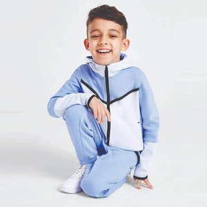Conjunto Deportivo Infantil de Alta Calidad, Casual, Sólido, Estampado, con Cierre Completo, Transpirable, para Invierno, para Usar en el Gimnasio - Product Image 5