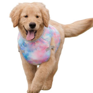 Chaleco Ligero y Transpirable para Perros Pequeños, Medianos y Grandes, Estilo Moderno, MOQ Bajo, Estampado Tie Dye, para Cachorros - Product Image 2