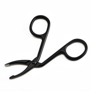 Pinzas de Acero Inoxidable con Punta Plana para Cejas, Tijeras, Herramienta de Maquillaje para Remover Vello de Cejas - Product Image 3