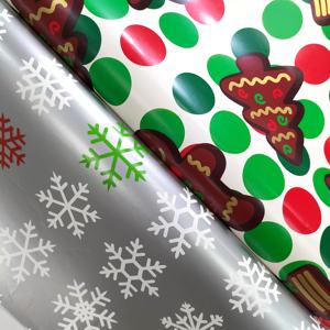 Fabricant personnalisé élégant rouleau jumbo papier d'emballage cadeau de Noël de luxe écologique - Product Image 6