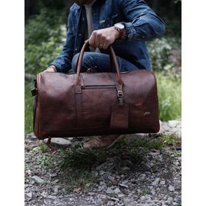 Natural Cow Buffalo Leather Travelling Bags Latest Arrival Genuine Leather Travel Bags Heavy Duty Handbags Affordable Price - Product Image 1