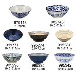 ชุดของขวัญชิ้นใหญ่ชามเซรามิคหลายแบบแบบแบบญี่ปุ่น - Product Image 6