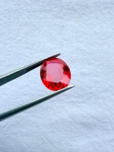 Rubis de qualité supérieure créé en laboratoire, forme ovale, coupe naturelle, couleur rouge, pierre précieuse en vrac, bijoux traditionnels, fourni par le fournisseur à bas prix. - Product Image 3