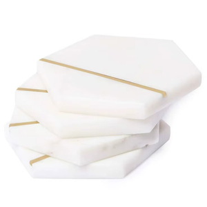 Premium Design Marble Coaster Stone Coaster Wood Marble Coaster Stone and Coaster Tea Place Mats At factory wholesale Price - Product Image 1