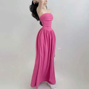 Vestido de Noche de Seda Vietnamita a la Moda, Largo hasta el Suelo, Estilo Casual Dulce, Diseño Elegante - Product Image 1