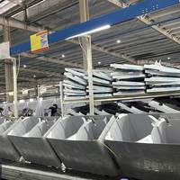 Ligne de production de machines à laver à faible vibration pour un fonctionnement sûr, équipement à aménagement personnalisé pour usine de lavage domestique