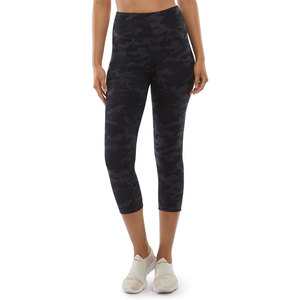 Waist Cropped <b>Leggings</b> <b>Camo</b> Print Stretch Knitted Sporty Style All Seasons Spandex Polyester - Product Image 1