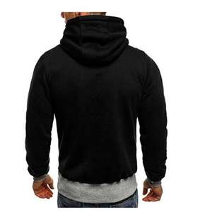 เสื้อฮู้ดดี้พรีเมียม ระบายอากาศ แห้งเร็ว ทรงสลิมฟิต สำหรับผู้ชาย ดีไซน์ทันสมัย สไตล์ไฮสตรีท ซักง่าย รับสกรีนโลโก้ - Product Image 2