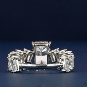Bague en or véritable 14 carats avec diamant créé en laboratoire pour femme, bague de fiançailles solitaire classique, bijoux en diamant synthétique durable - Product Image 3