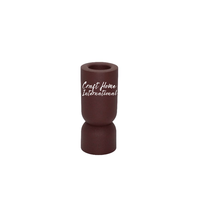 Bougeoir scandinave minimaliste moderne en aluminium fait main, étanche, style nordique, pour une ambiance paisible