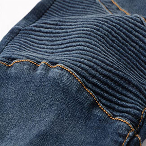 Pantalon en jean décontracté pour homme à séchage rapide, grande taille, style streetwear hip-hop ample, design décontracté avec mélange extensible - Product Image 5