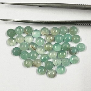 Pulsera de Piedras Semipreciosas de Aquaprase Verde Natural Calibradas de Grado AAA, Redondas, Cabujón, de 4mm, 6mm, 8mm, 10mm, Venta al por Mayor - Product Image 2