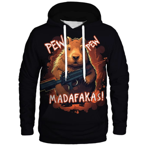 บริการ OEM เสื้อฮู้ดดี้พิมพ์ลายแบบ Sublimation เต็มตัว เสื้อผ้าลำลองแนวสปอร์ต แขนยาว ทรงโอเวอร์ไซส์ - Product Image 1