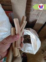 Bâton à mâcher en bois de Java, très populaire, en bois de café naturel, pour chiens de petites à grandes races, jouet durable pour la dentition des animaux, écologique