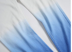 Jeans Rectos Ajustados para Hombre, Estilo Desgastado, Pantalones Casuales de Mezclilla - Product Image 3