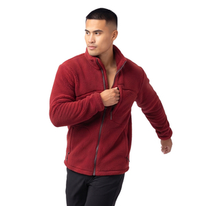 Winter Warm Polar <b>Fleece</b> <b>Jacket</b> Men's Loose Fit Outdoor Windproof Sherpa 340gsm <b>Thick</b> OEM Service - Product Image 6