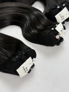 ผมเวียดนามแบบ Body Wave สีดำธรรมชาติ – ผมต่อแบบ Virgin Cuticle Aligned ผมแท้ 100% - Product Image 1