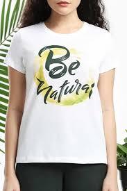 T-shirt imprimé pour femme, usage régulier, été, 100% coton, col rond, manches courtes, décontracté, uni - Product Image 3