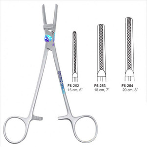 Pinza Hemostática de Acero Inoxidable Alemán con Protector, Instrumento Quirúrgico Manual Reutilizable de 6 Pulgadas, Clase I - Product Image 3