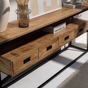 Vandana Sierra Lyra ลิ้นชักอุตสาหกรรมที่ทันสมัยกรอบโลหะดีไซน์เน้นเฟอร์นิเจอร์ - Product Image 2