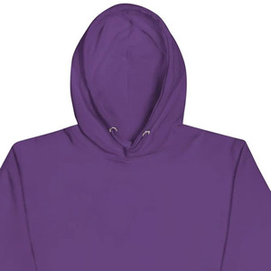 เสื้อสเวตเชิ้ตมีฮู้ดสีม่วงสำหรับชมรมนักเรียนหญิงและชมรมนักเรียนชาย มีกระเป๋าหน้า ทรงปกติ สวมใส่สบายๆ ในฤดูใบไม้ร่วง ผลิตจากผ้าฝ้าย 100% - Product Image 2