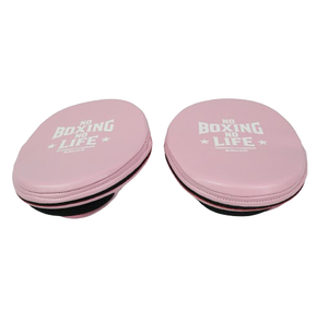Premium Quality No Boxing No Life Genuine Cowhide Leather Customizable Precision MMA Gloves/Kick Boxing Training Focus Mitts - Product Image 4