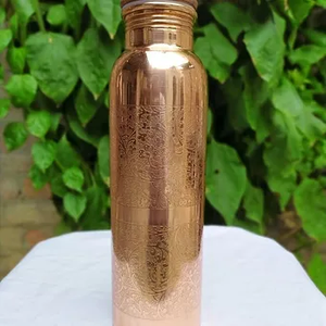 Indian 100% Certified Copper Water <b>Bottle</b> for Home and Office Available in Different Styles With Premium Packaging - Product Image 6
